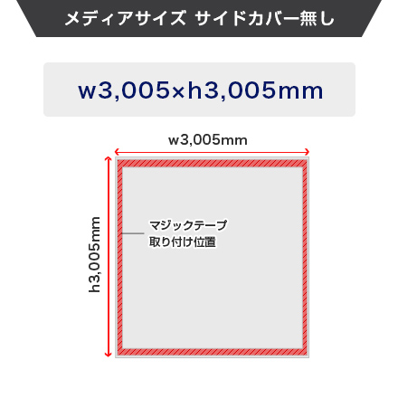 楽々バックパネル 4×4 メディアサイズ（サイドカバーなし）