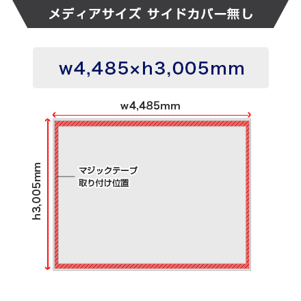 楽々バックパネル 4×6 メディアサイズ（サイドカバーなし）