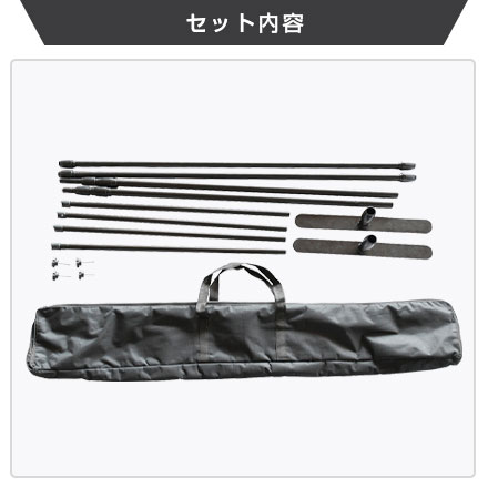 バナースクリーンのセット内容画像