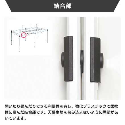 ミスタークイック（正方形タイプ）　1.8m×1.8m 結合部