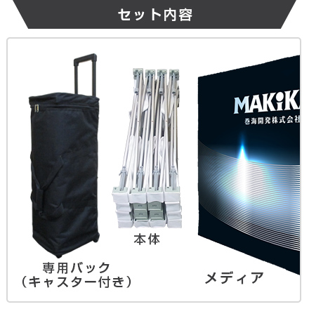 楽々バックパネル 3×3のセット内容画像