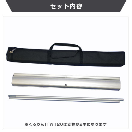 くるりんII W120のセット内容画像