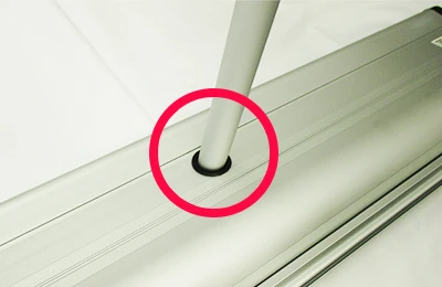 ロールアップバナーNext:3-2 支柱差し込み