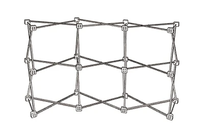 ロイヤルポップアップカウンター(Lサイズ):3 フレームの自立