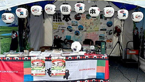 屋外イベント提灯設置事例