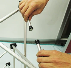 ロイヤルポップアップカウンター ジョイント部分