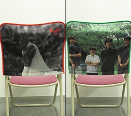 一面に写真のフルカラーデザイン